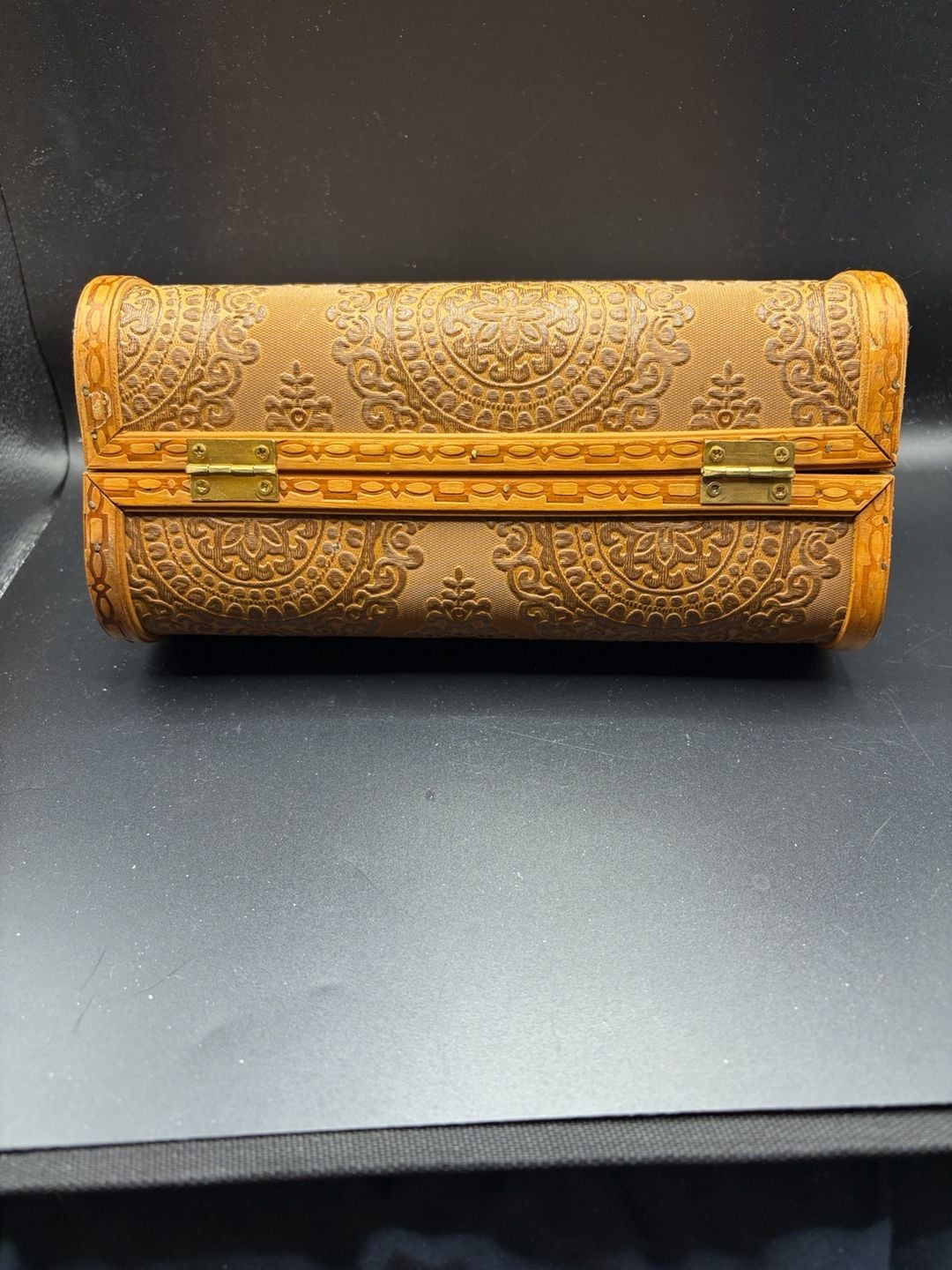 Vintage Wood Hand Bag Mandala Design Circa 70's - , 11