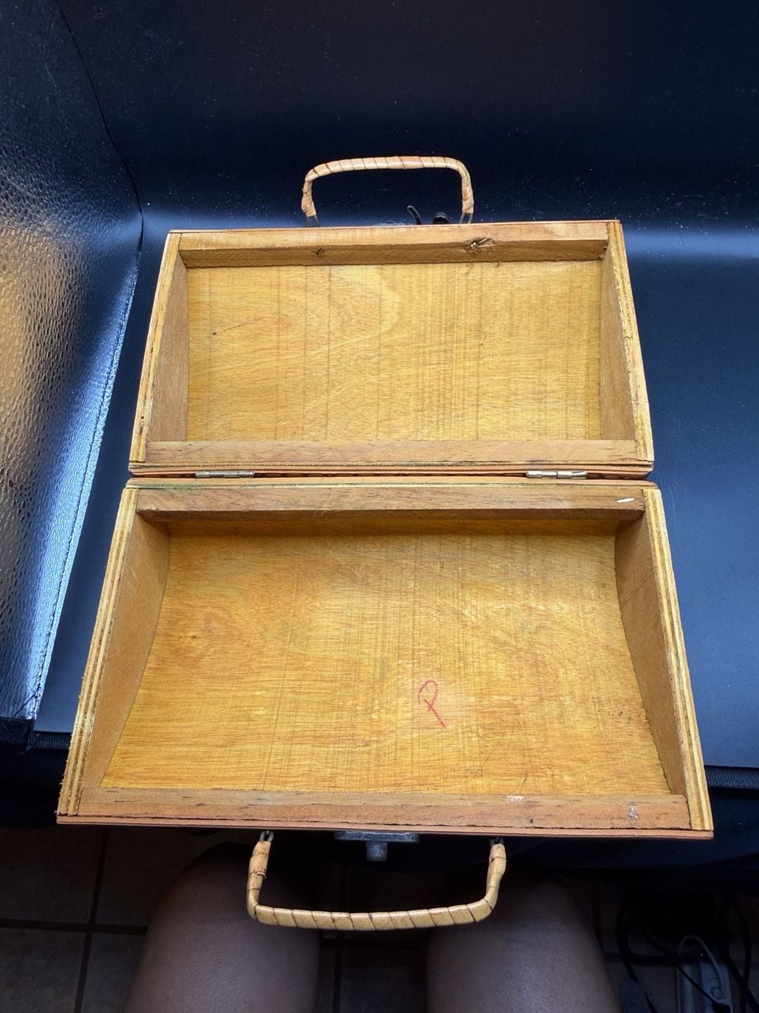 Vintage Wood Hand Bag Mandala Design Circa 70's - , 12