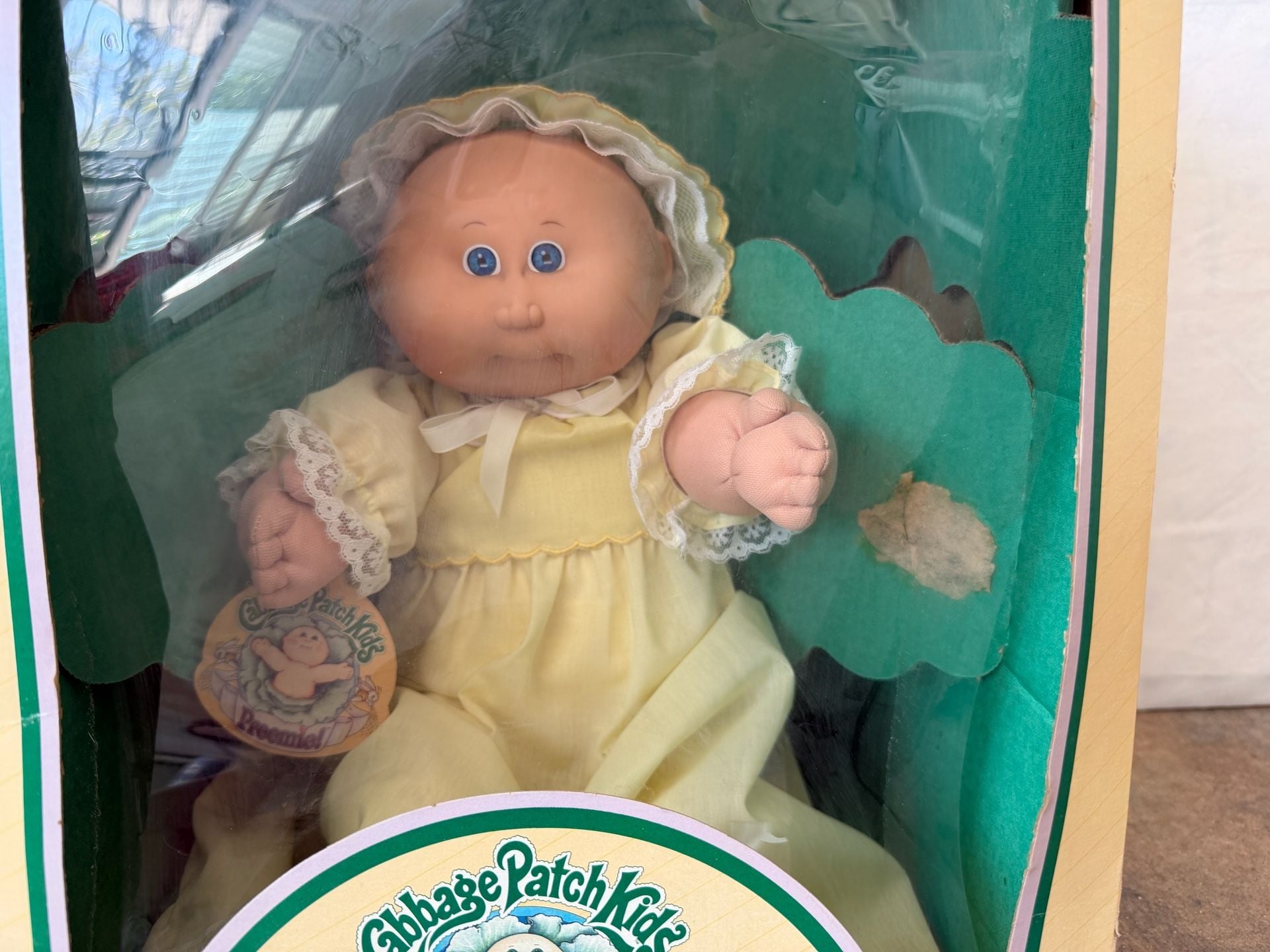 Vintage 1983 Coleco Cabbage Patch Kids Preemie Doll in Box 6