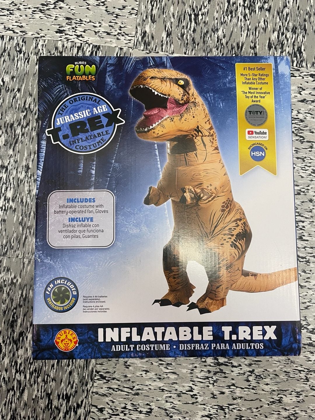 Rubies Inflatable T.Rex Adult Costume 1