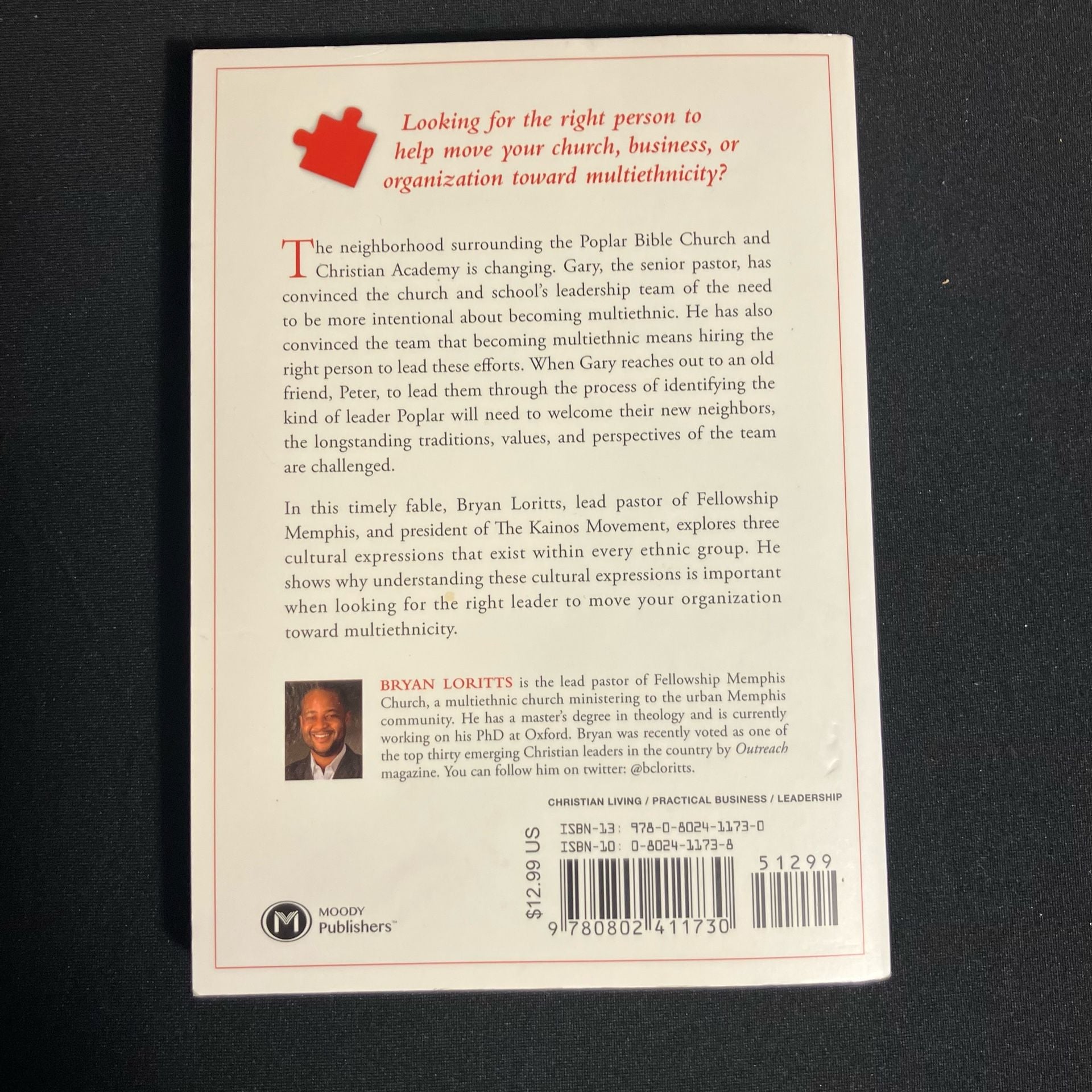 Right Color Wrong Culture by Bryan Loritts Paperback Book 2