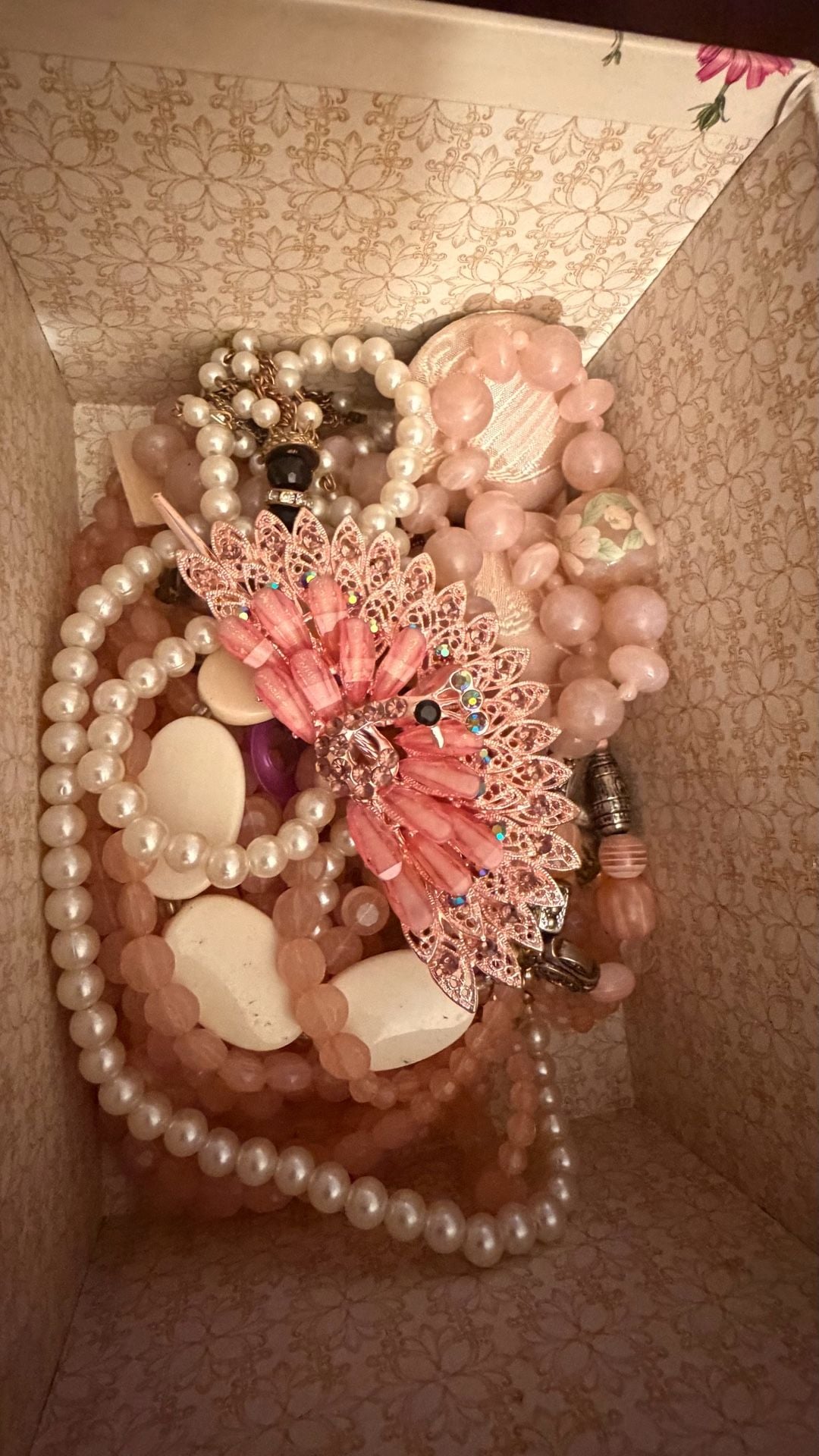 Vintage/Modern Pink Costume Jewelry Lot 3