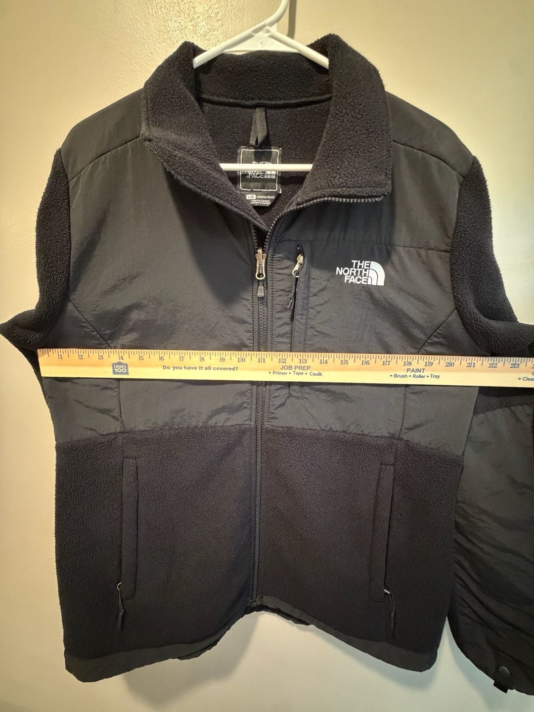 The North Face Fleece Jacket Size L Black Polartec Recycled 9