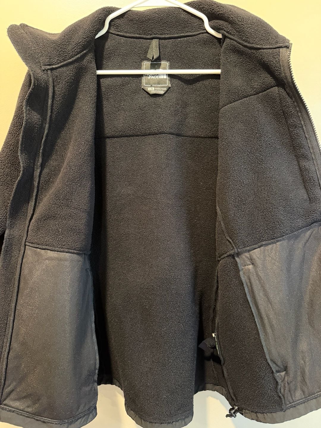 The North Face Fleece Jacket Size L Black Polartec Recycled 10