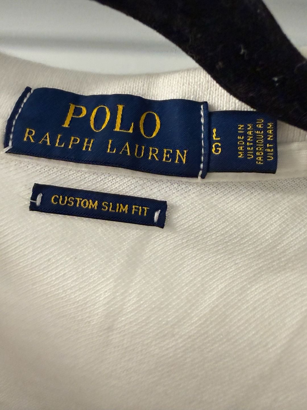 Polo Ralph Lauren Polo Shirt Size L White Custom Slim Fit Crest 3