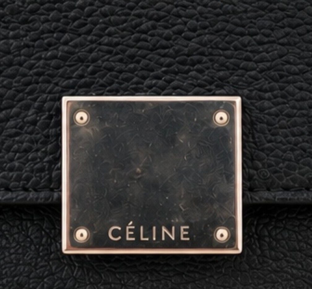 Céline Black Leather Handbag 3