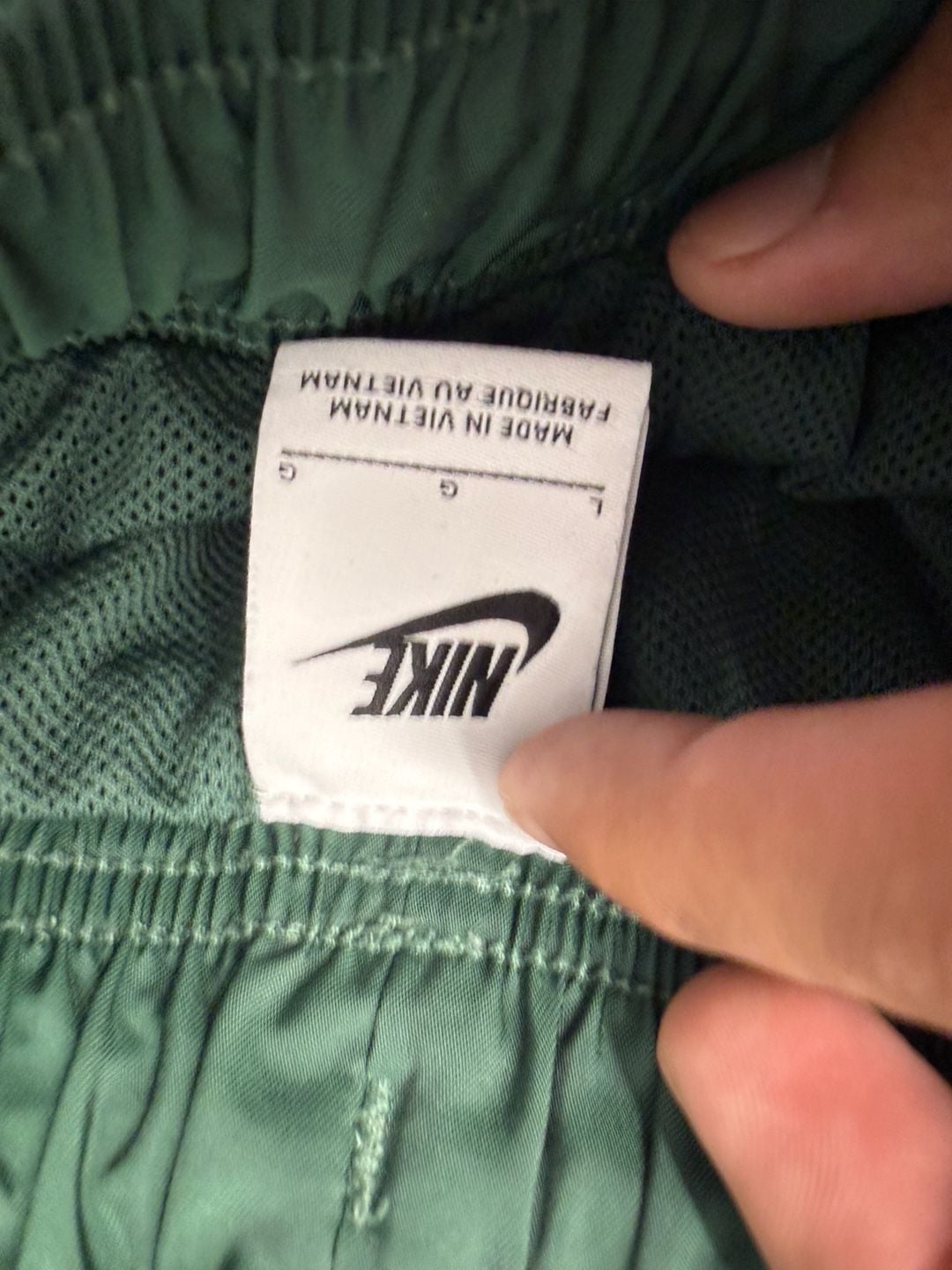 Nike Shorts Size L Green Swim Trunks 3