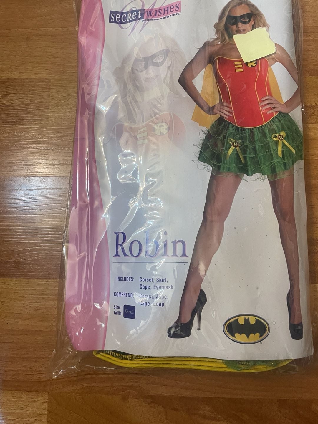 Secret Wishes Robin Costume Size X-Small DC Comics Batman 3