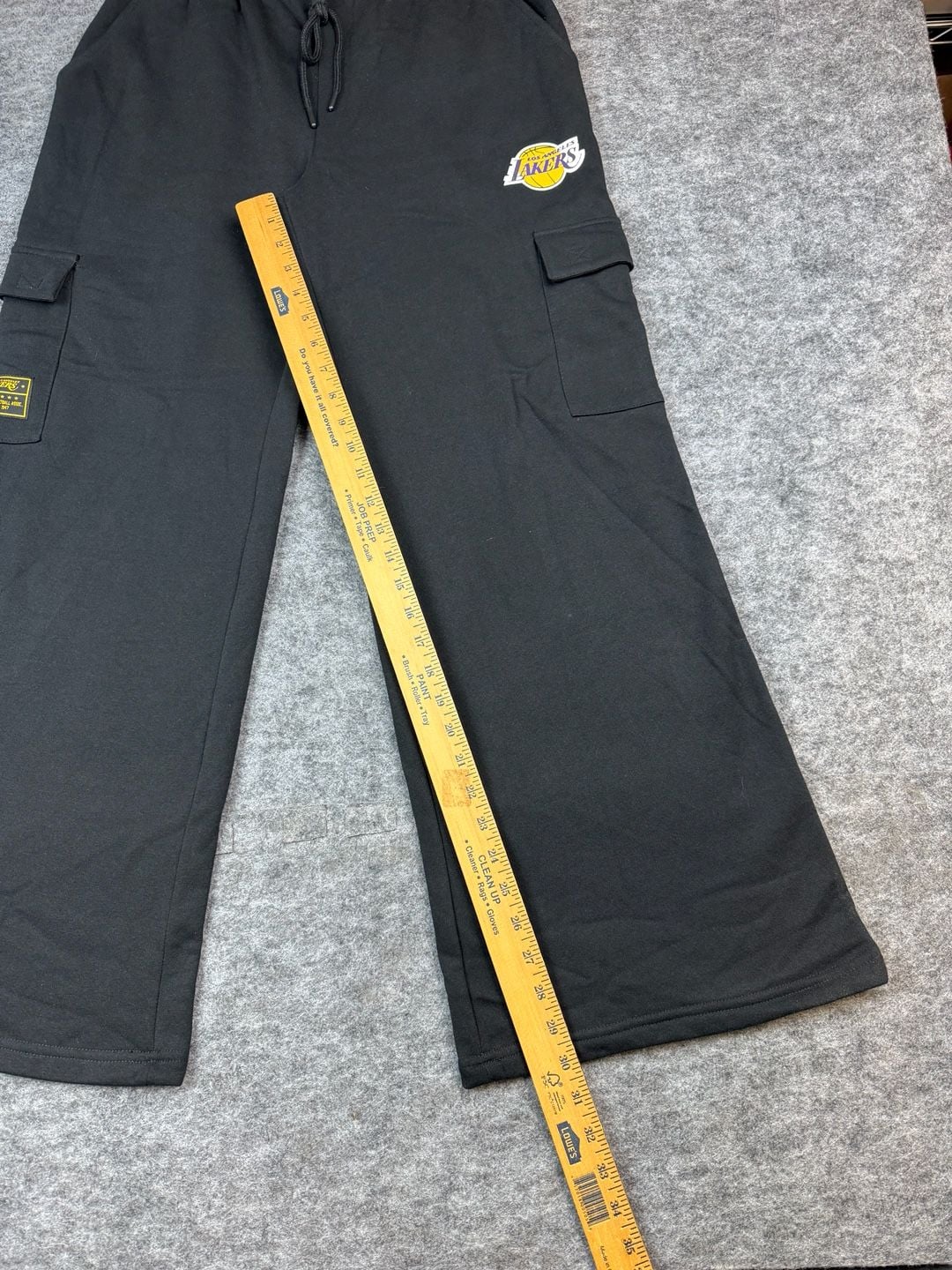 Ultra Game Los Angeles Lakers Cargo Sweatpants Size S Black 7