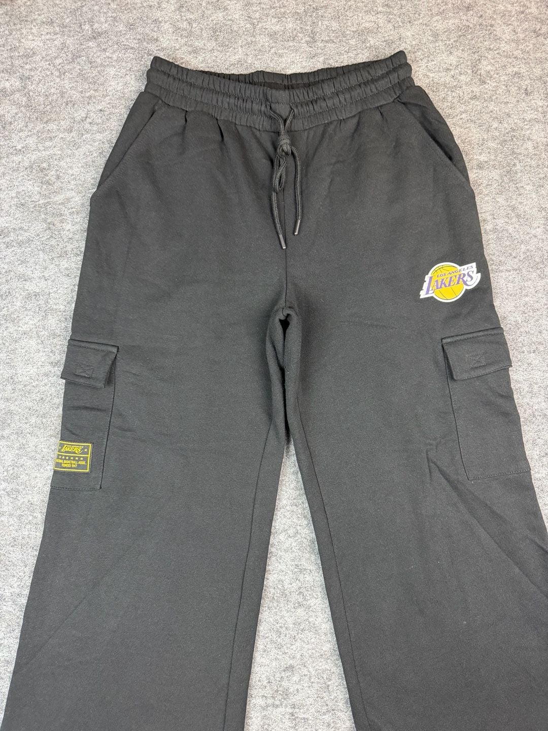 Ultra Game Los Angeles Lakers Cargo Sweatpants Size S Black 8
