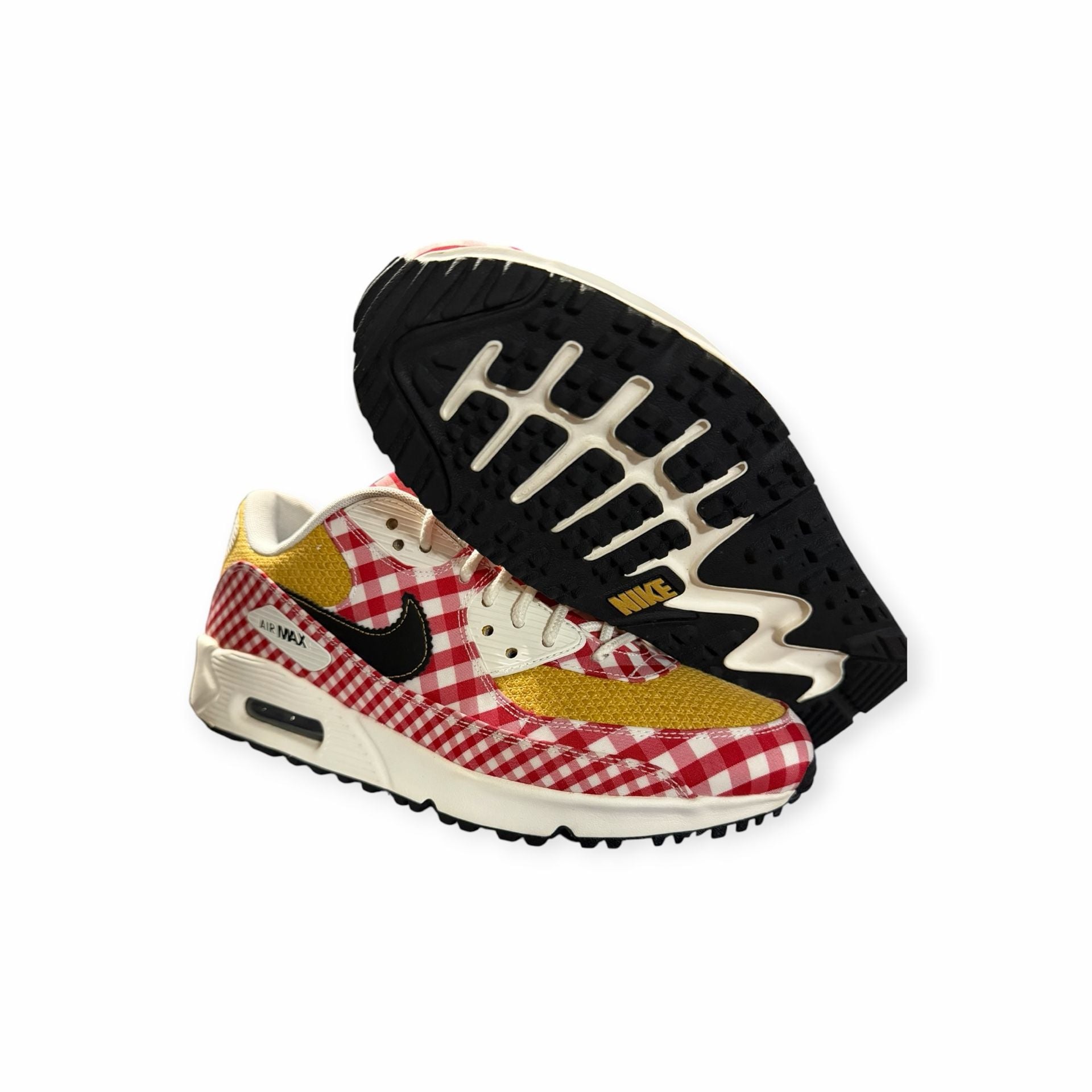 Nike Air Max 90 G NRG Family Picnic Yellow Gingham - 9M 6