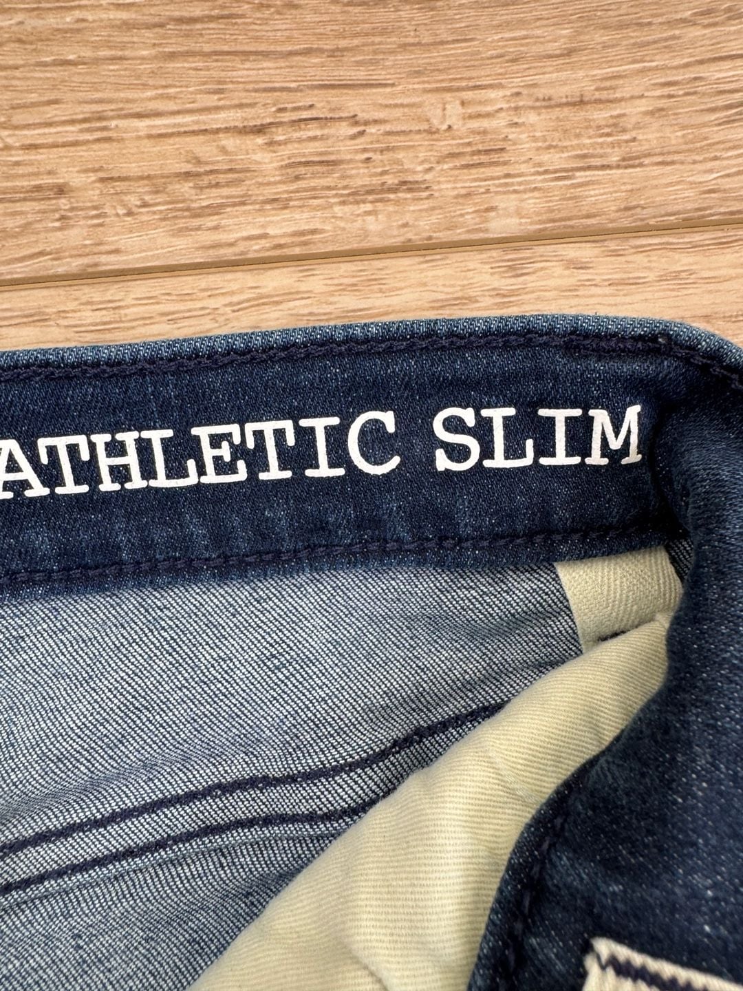 Madewell Men’s Athletic Slim Jeans Dark Wash COOLMAX Stretch Denim 30x32
6