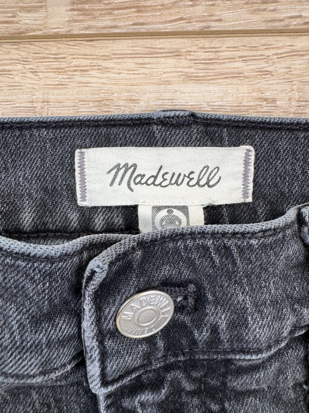 Madewell The Perfect Vintage Jean Women’s 29 Faded Black High Rise 10