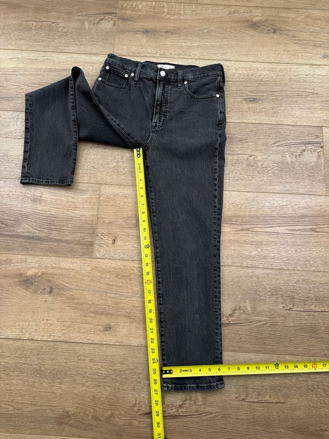 Madewell The Perfect Vintage Jean Women’s 29 Faded Black High Rise 11