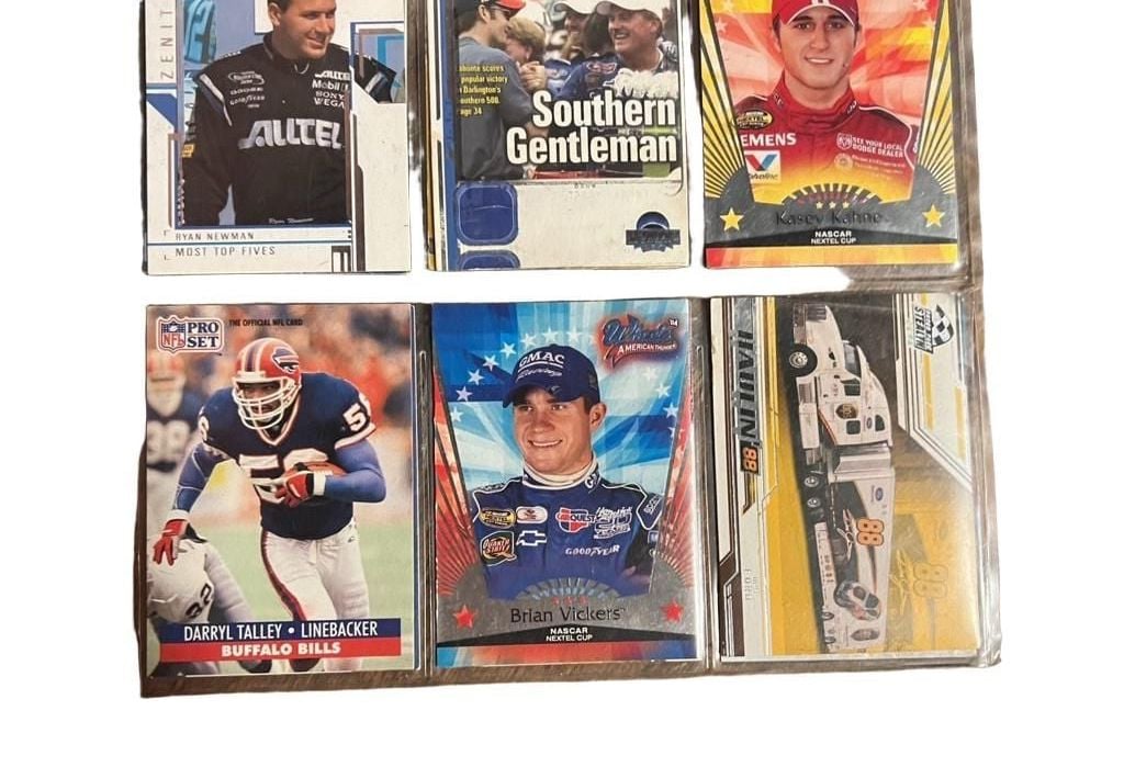 Assorted NASCAR and Football Trading Card Lot 4