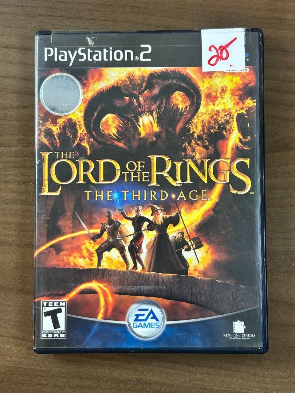The Lord of the Rings The Third Age PS2 PlayStation 2 2004 Game w/ Manual 1
