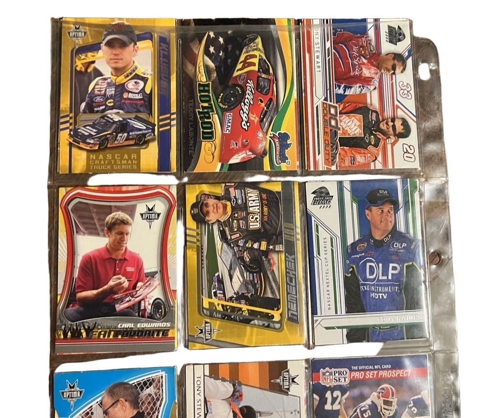 Assorted NASCAR and Football Trading Card Lot 5