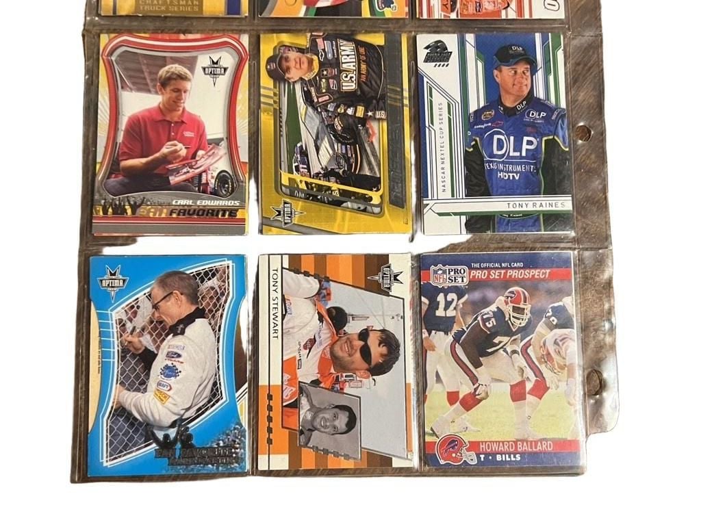 Assorted NASCAR and Football Trading Card Lot 6