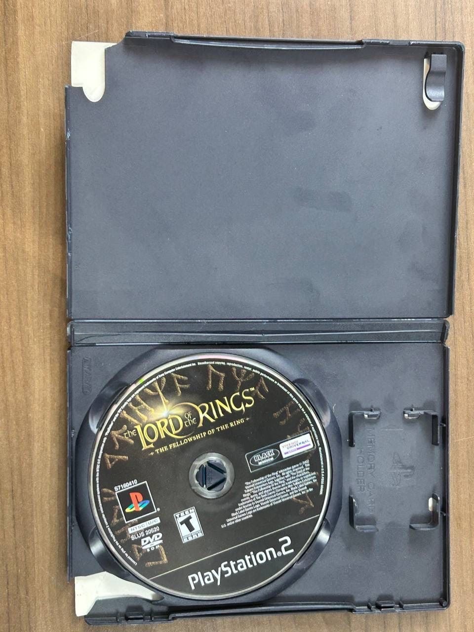 Lord of the Rings The Fellowship of the Ring PS2 PlayStation 2 2002 Game 2