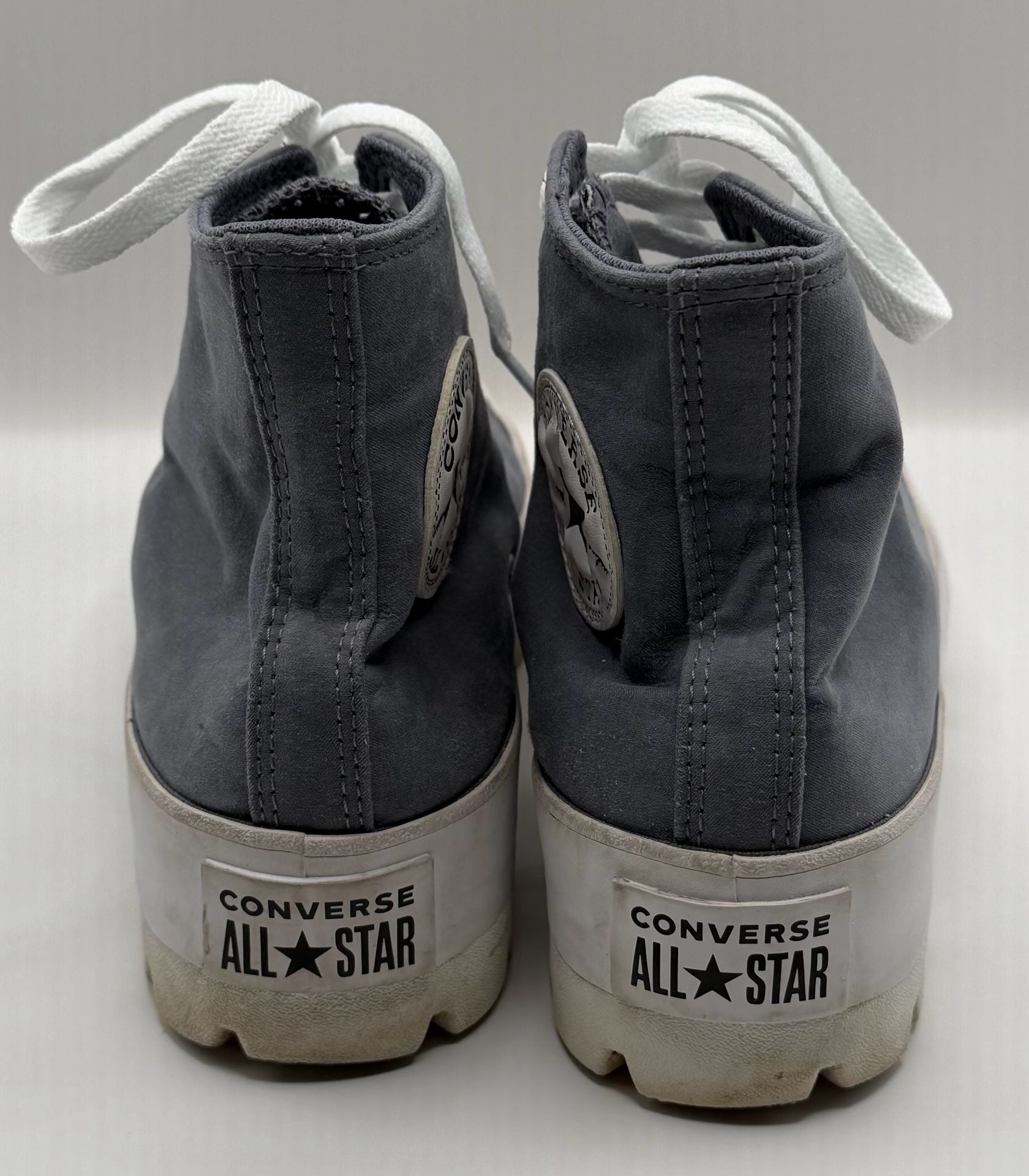 Converse Chuck Taylor All Star Lugged Size 7 Gray High Top Sneakers 4