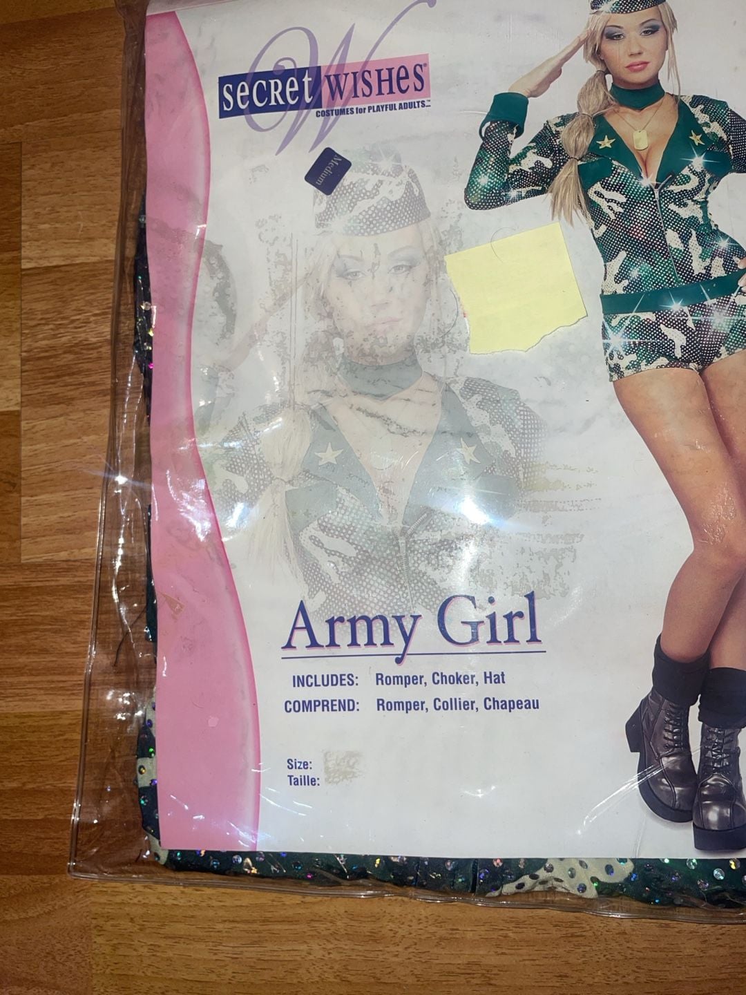 Secret Wishes Army Girl Costume Size Medium 2