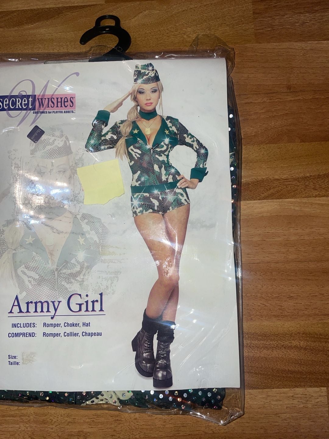 Secret Wishes Army Girl Costume Size Medium 3