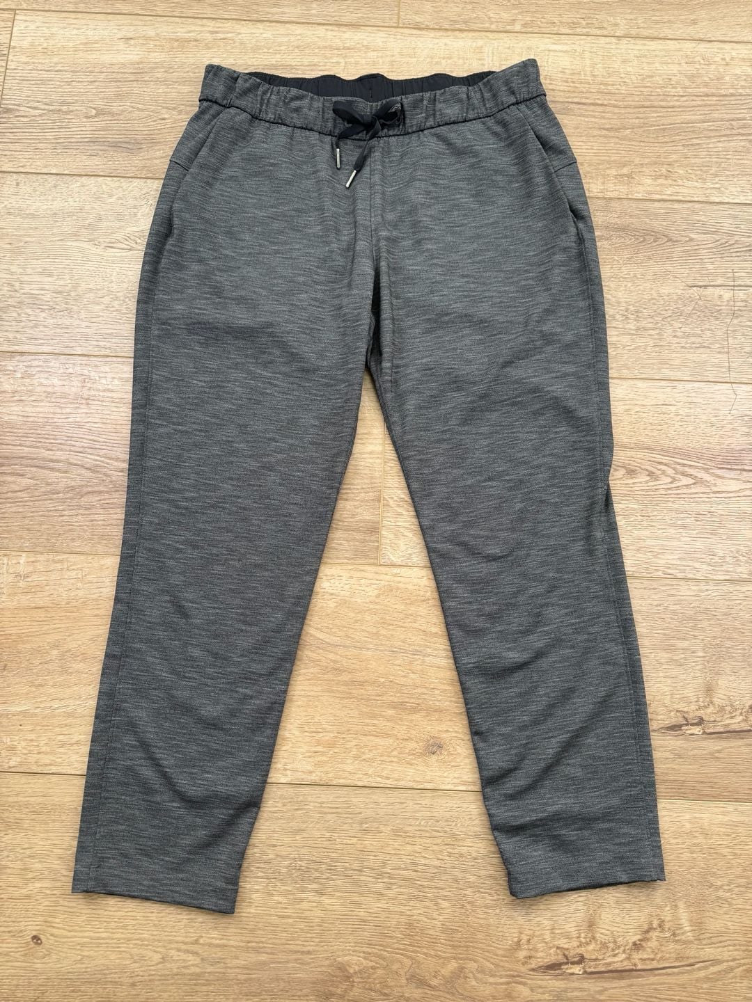 Lululemon Women’s Heathered Gray Drawstring Stretch Pants Size 10 3
