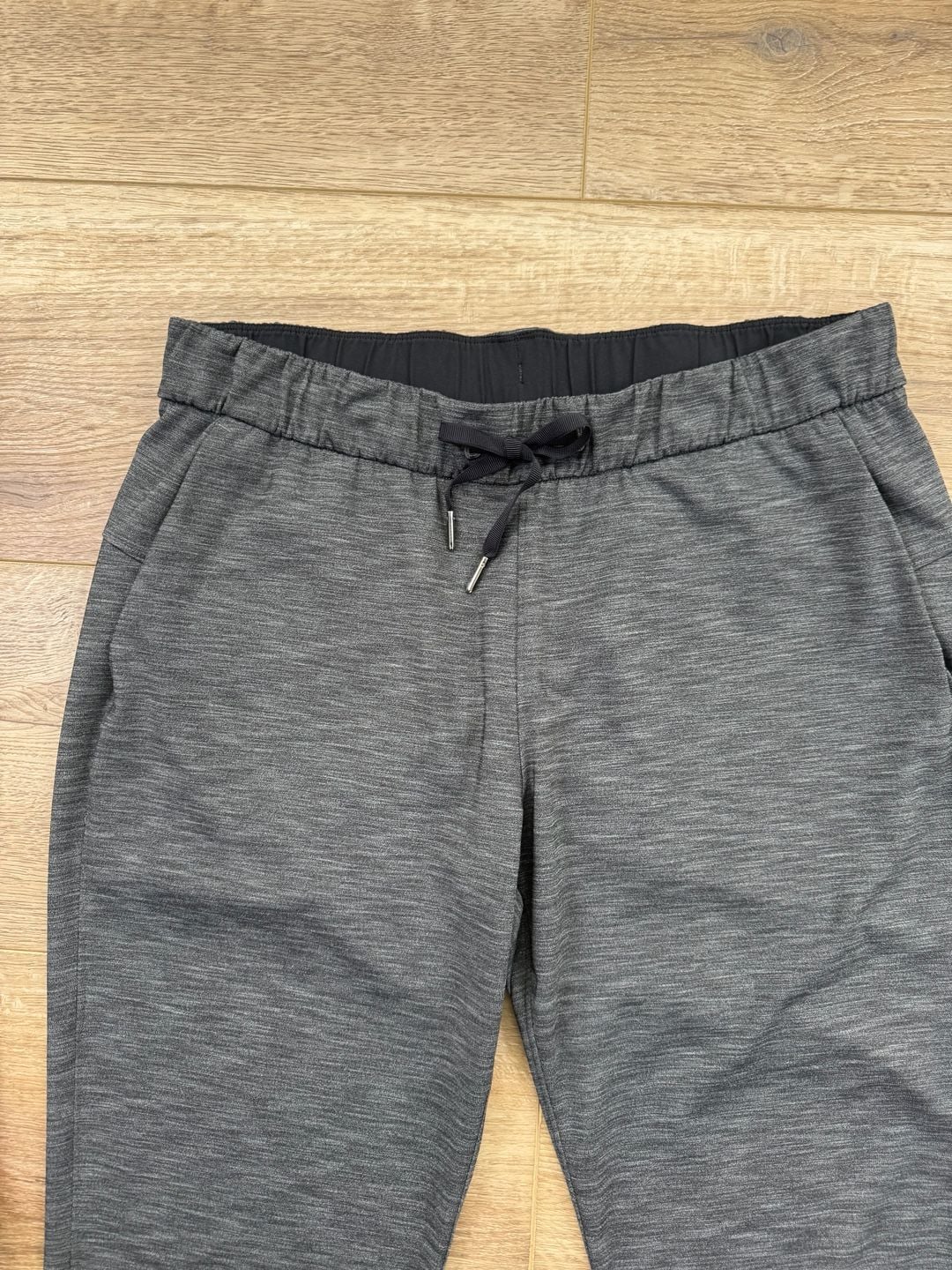 Lululemon Women’s Heathered Gray Drawstring Stretch Pants Size 10 4