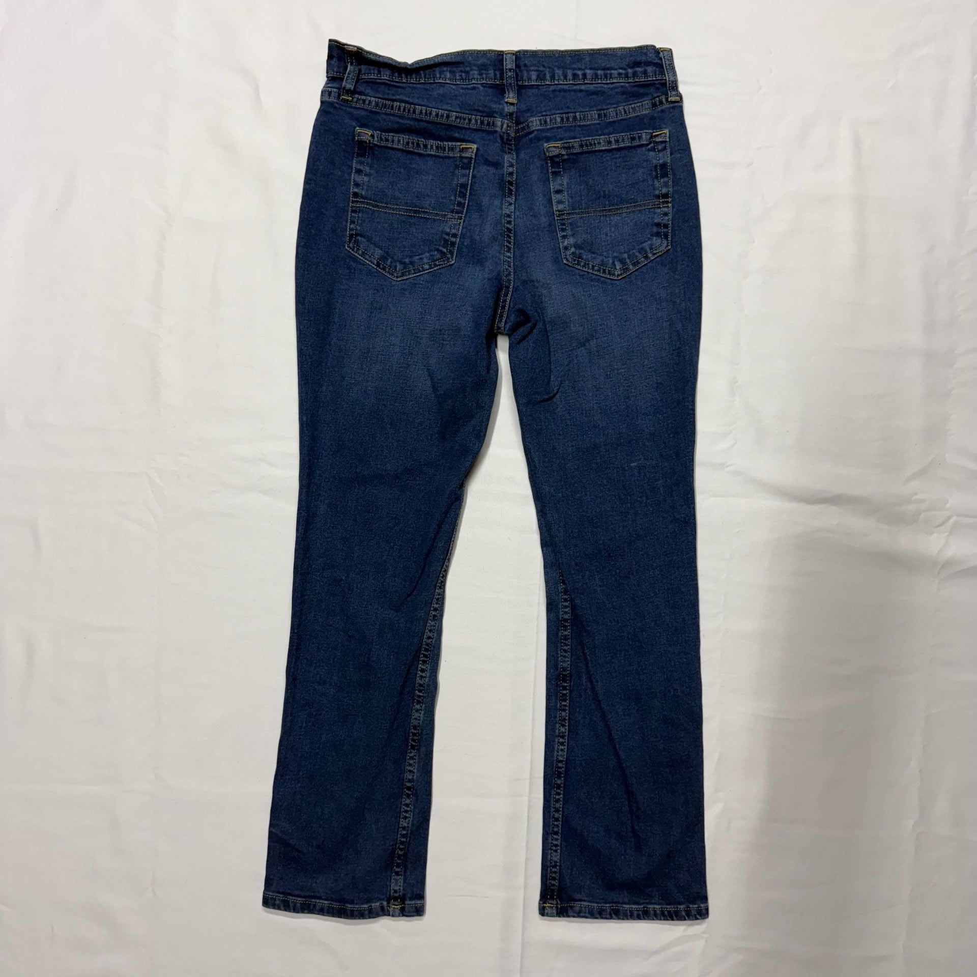 Member's Mark Straight Fit Premium Stretch Jeans 32x30 Blue Denim 3