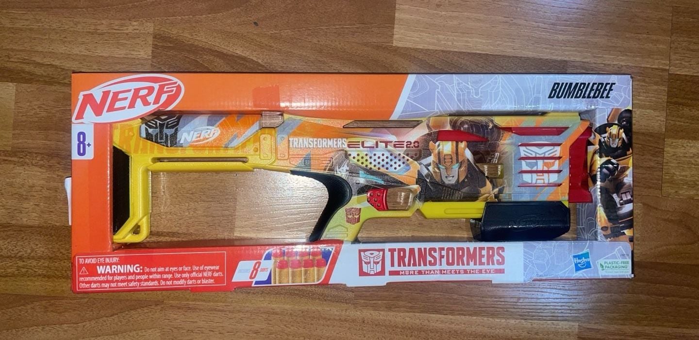Nerf Transformers Elite 2.0 Bumblebee Blaster New in Box 1