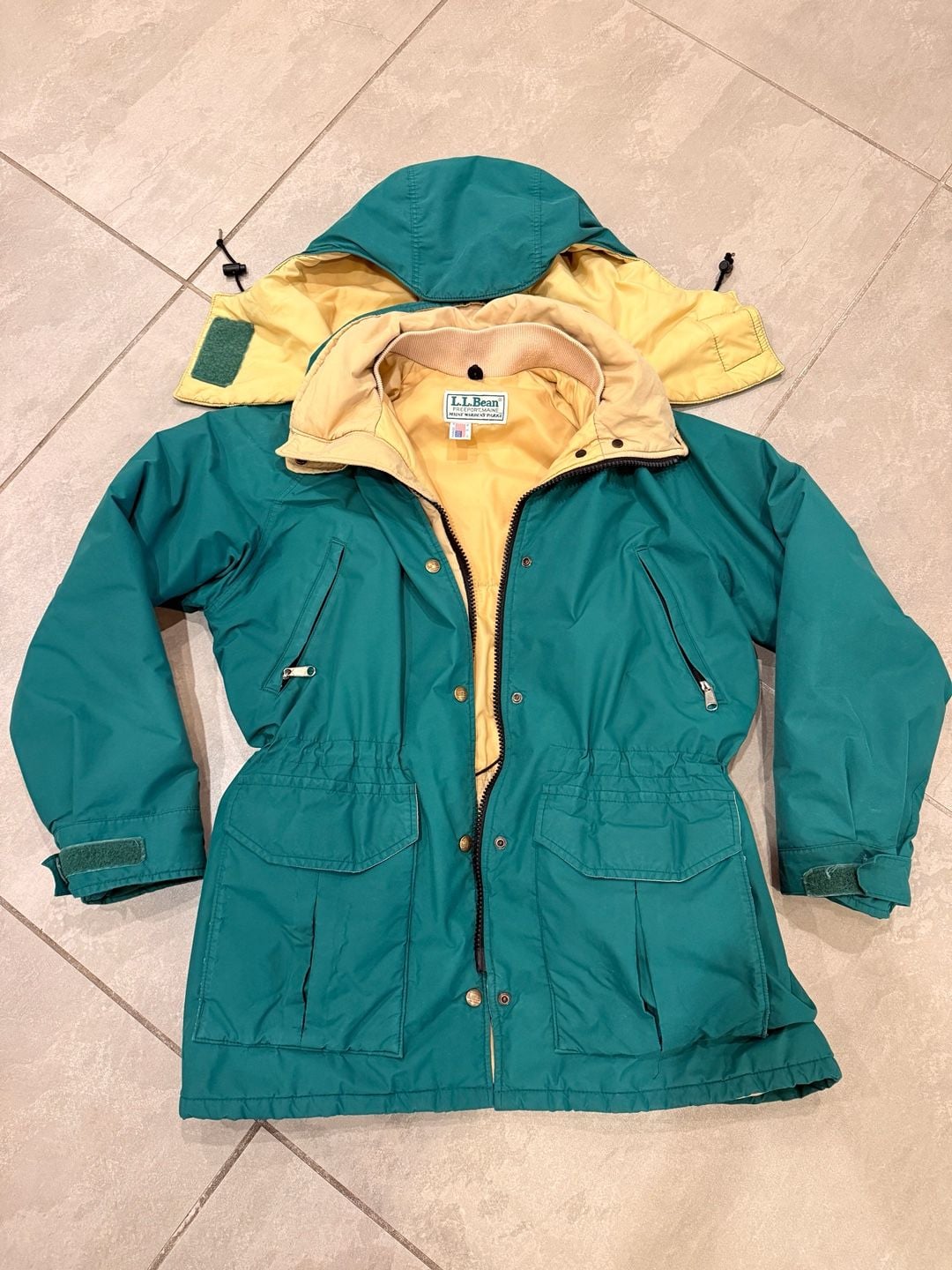 L.L. Bean Maine Warden's Parka Vintage Green Thinsulate Gore-Tex 2