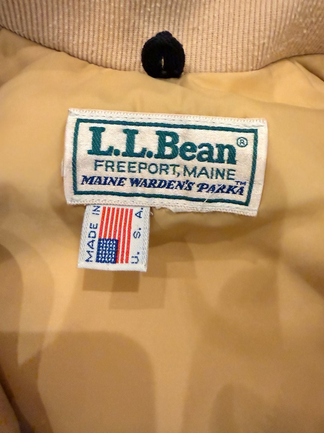 L.L. Bean Maine Warden's Parka Vintage Green Thinsulate Gore-Tex 3
