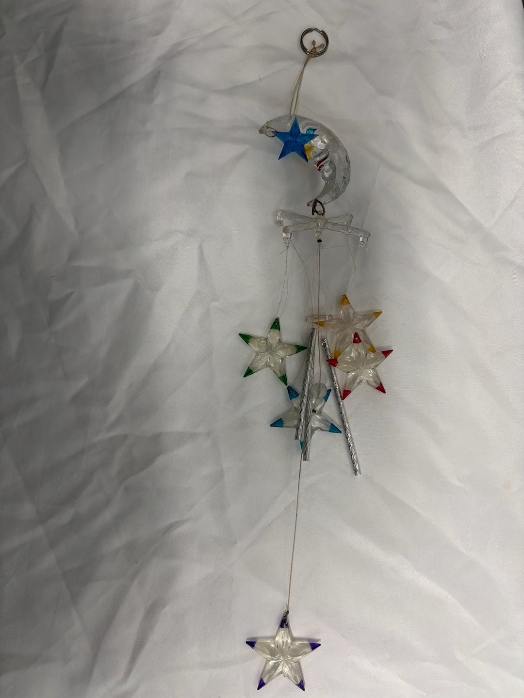 Glass Moon And Stars Wind Chime 5