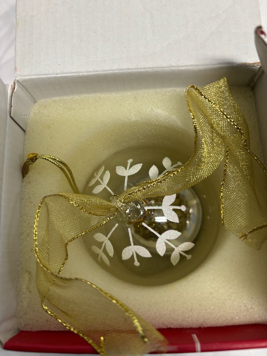 Lenox Wonder Ball Snowman Lit Ornament 4.75 In New 4