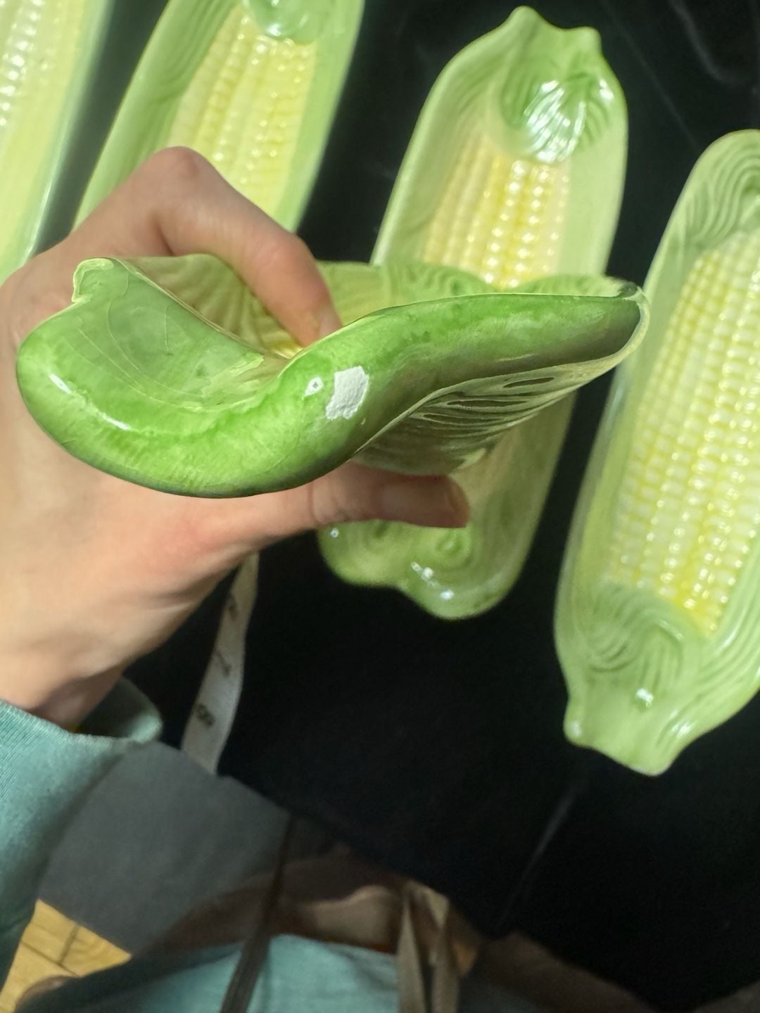 Ceramic Corn on the Cob Dishes Set of 5 5