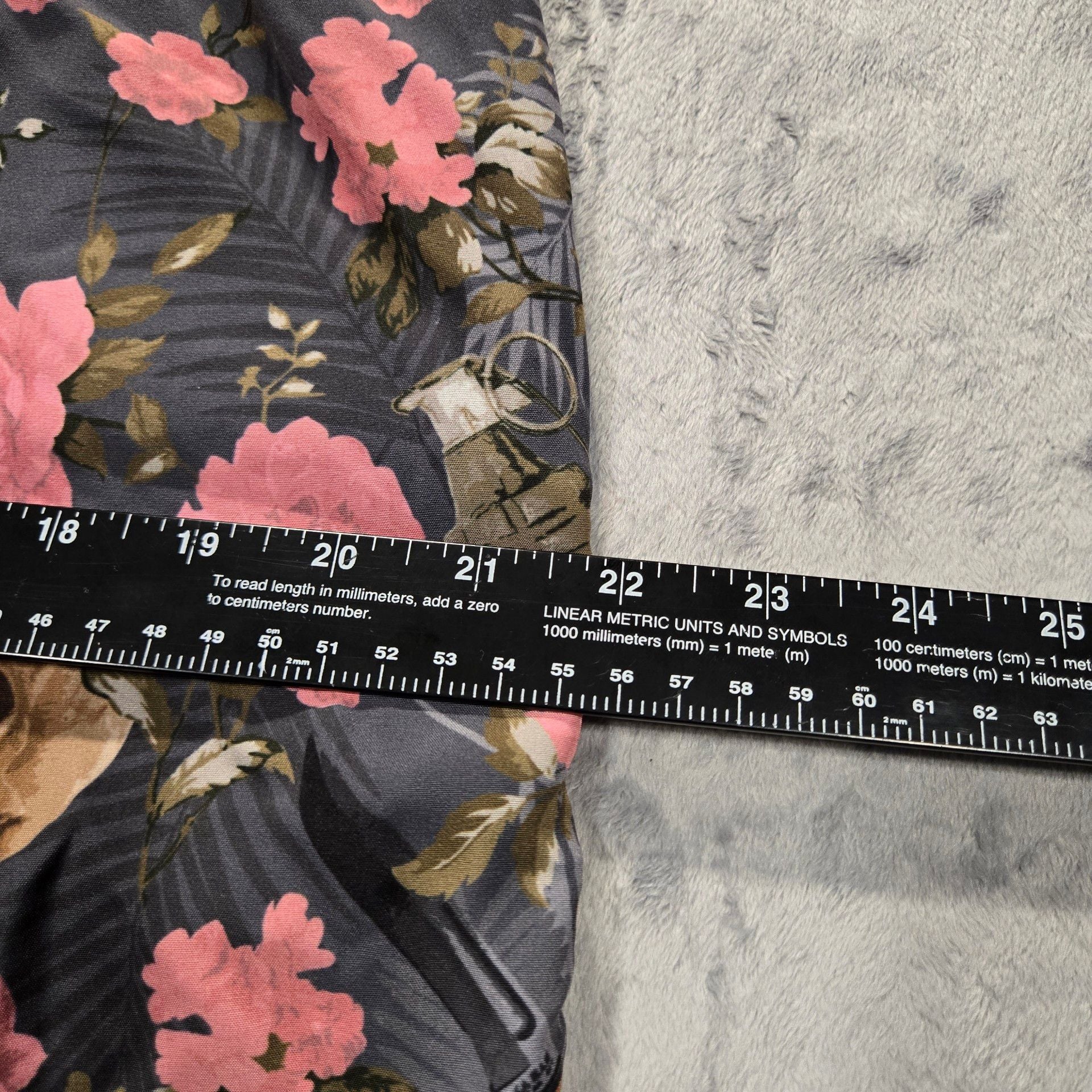 Grunt Style Shorts Floral Skull Print Size XL 7