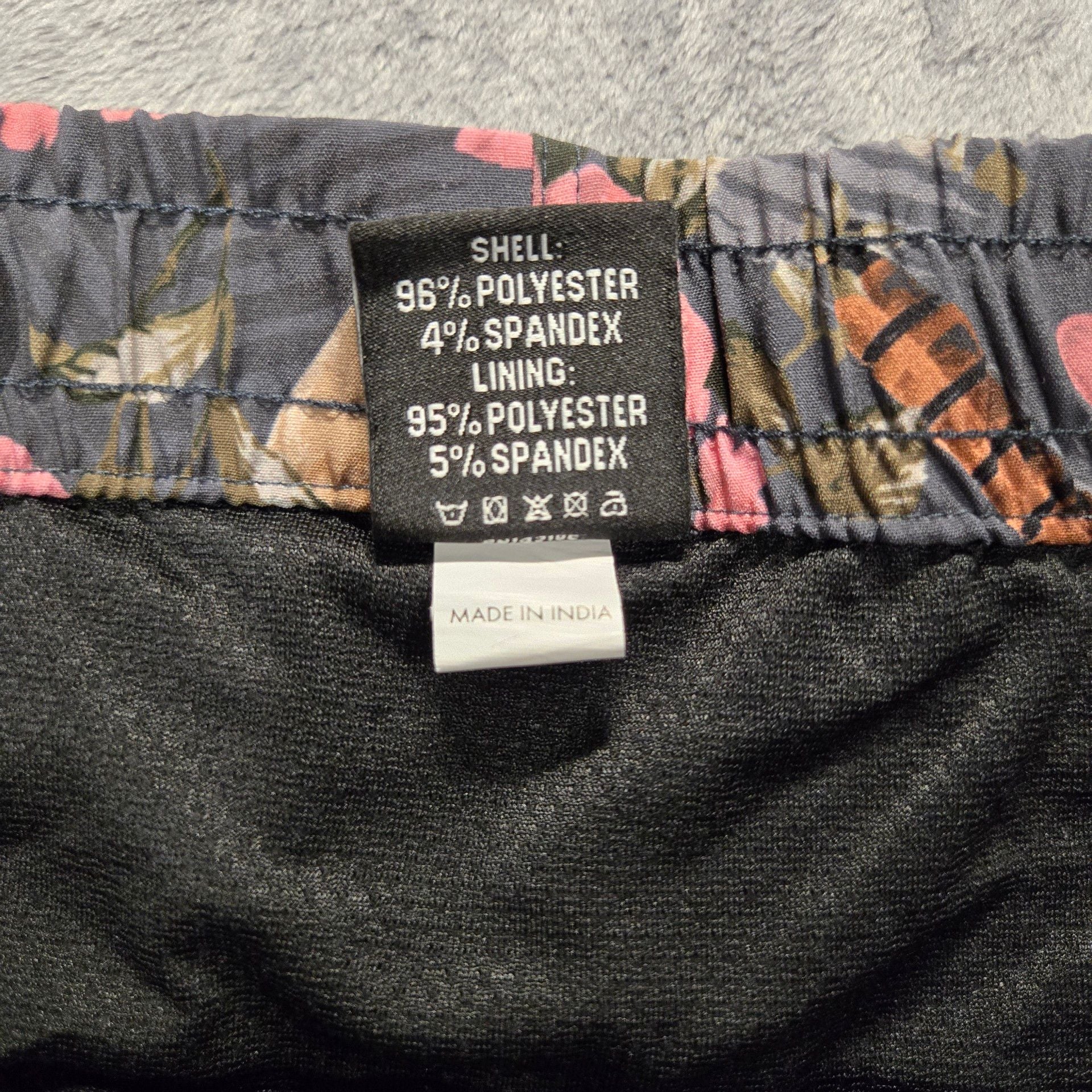 Grunt Style Shorts Floral Skull Print Size XL 10