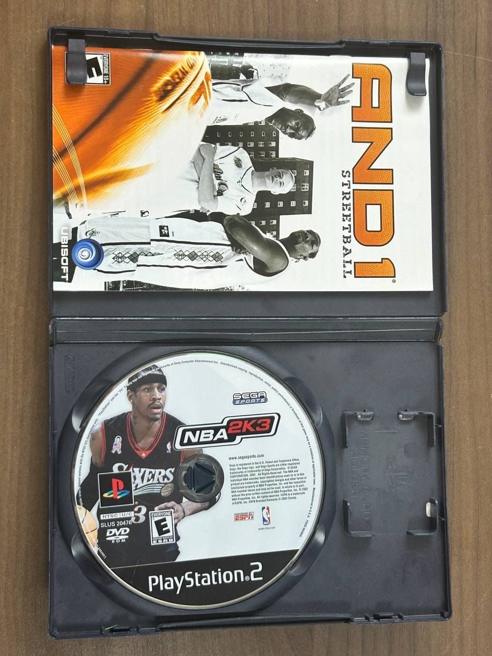 NBA 2K3 (Sony PlayStation 2 PS2, 2002) Basketball Game Disc & Case 2