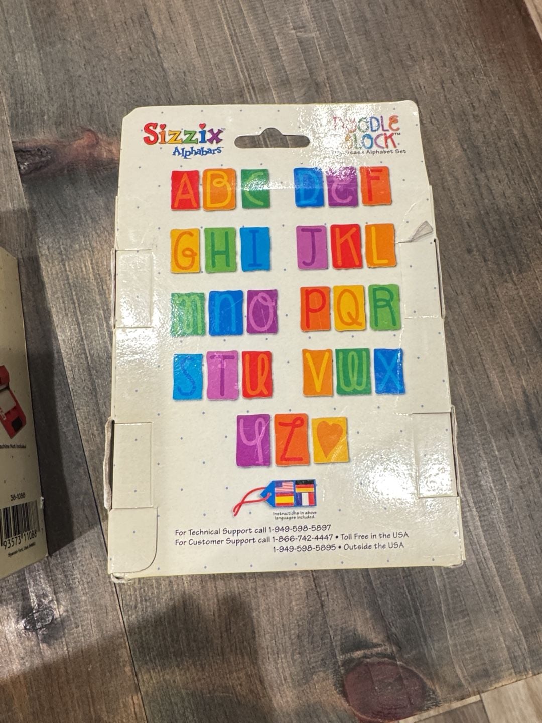Sizzix Alphabars Ransom And Doodle Block Alphabet Sets Lot of 2 4
