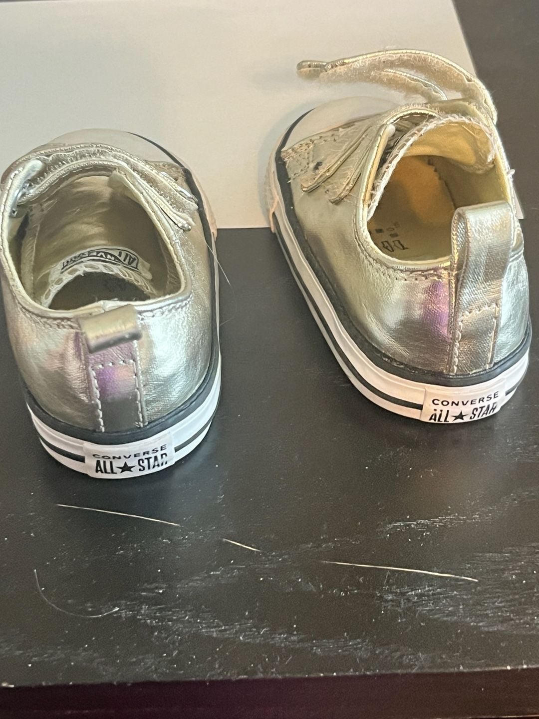 Converse All Star Sneakers Gold Metallic kids 5