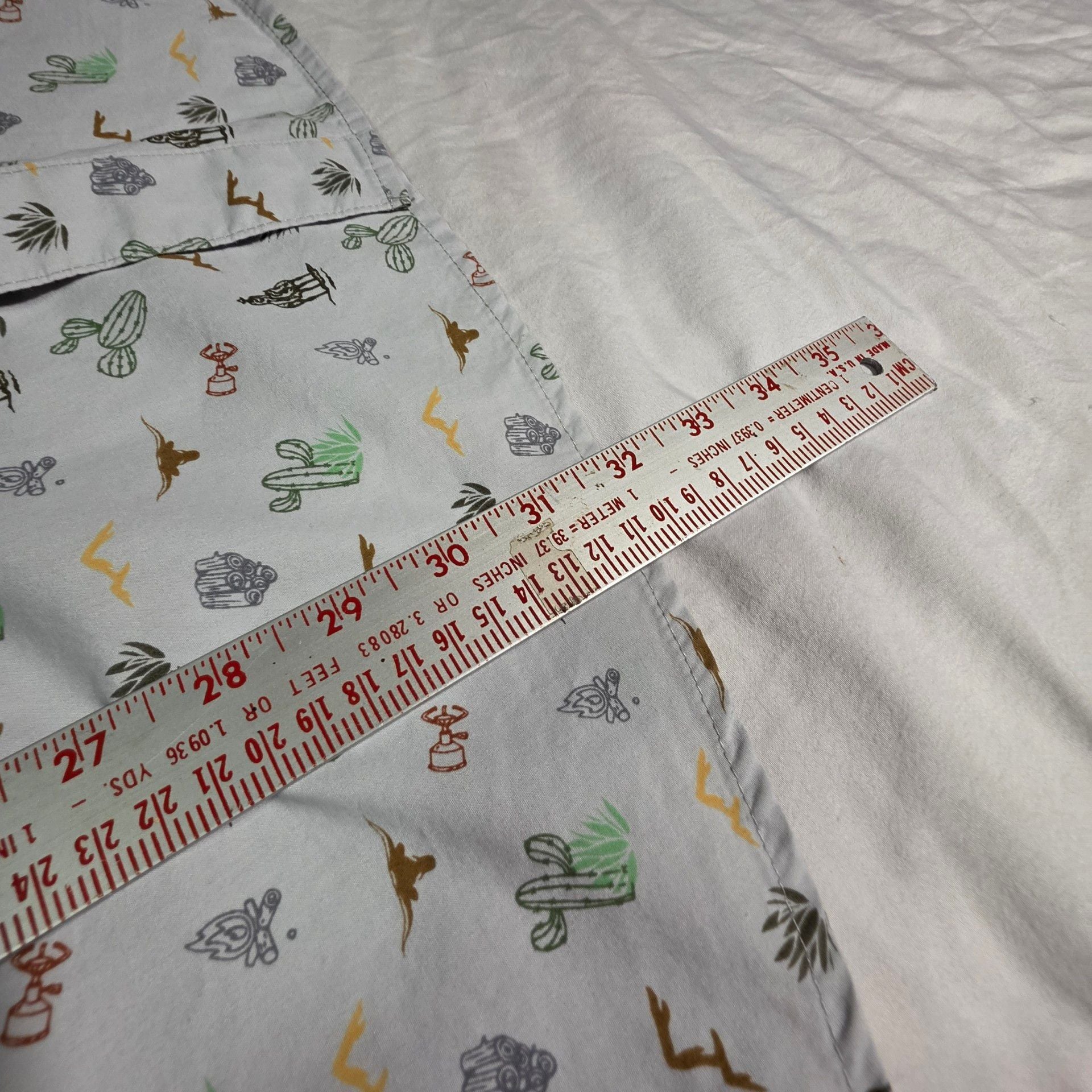 Magellan Outdoors Classic Fit Short Sleeve Shirt XL Cactus Print 9