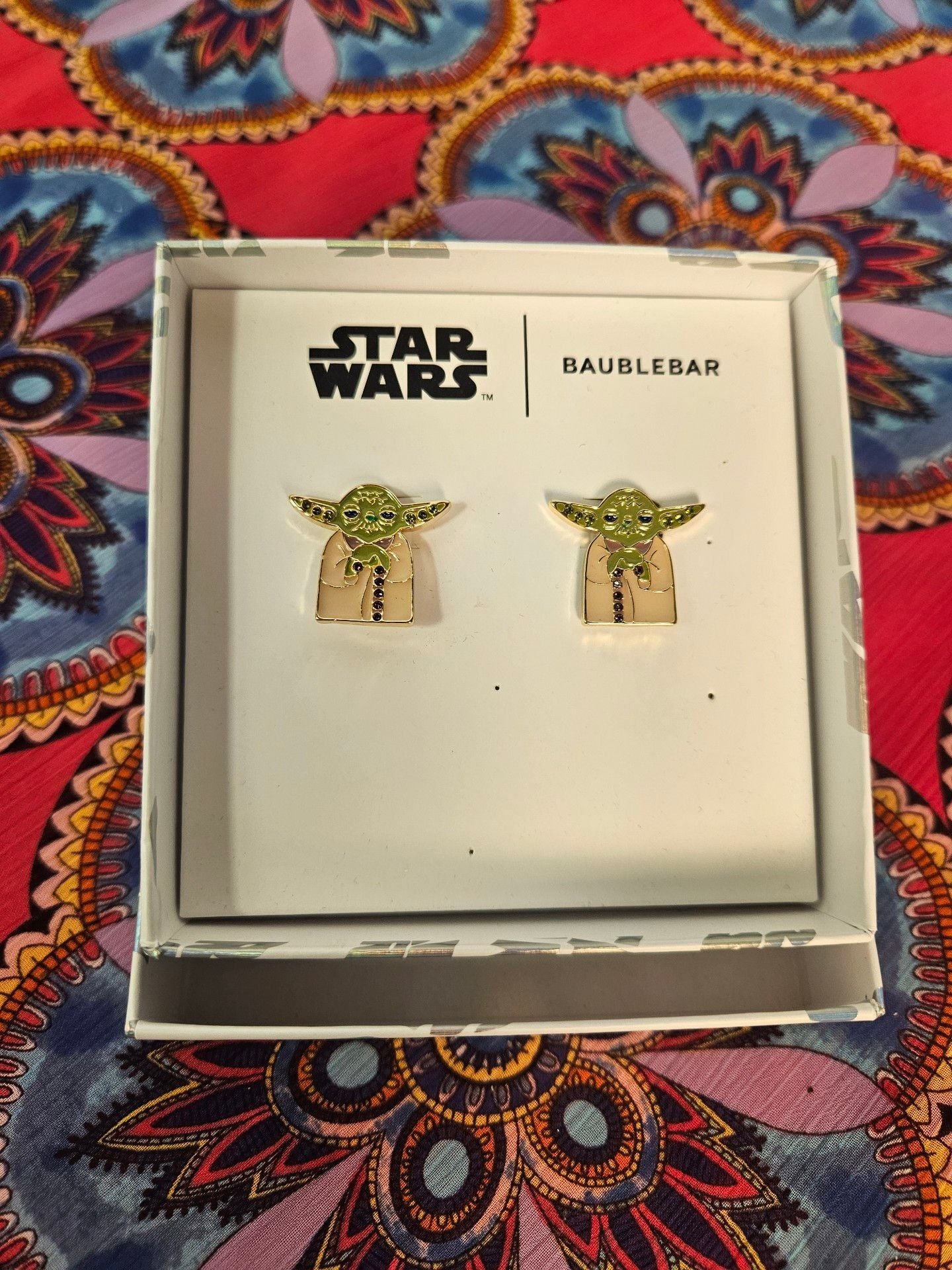 BaubleBar Star Wars Grogu Earrings New In Box 2