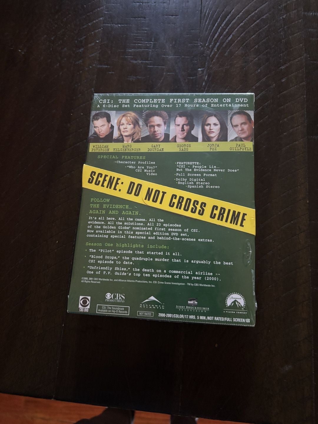 CSI Crime Scene Investigation The Complete First Season DVD NEW sealed 2