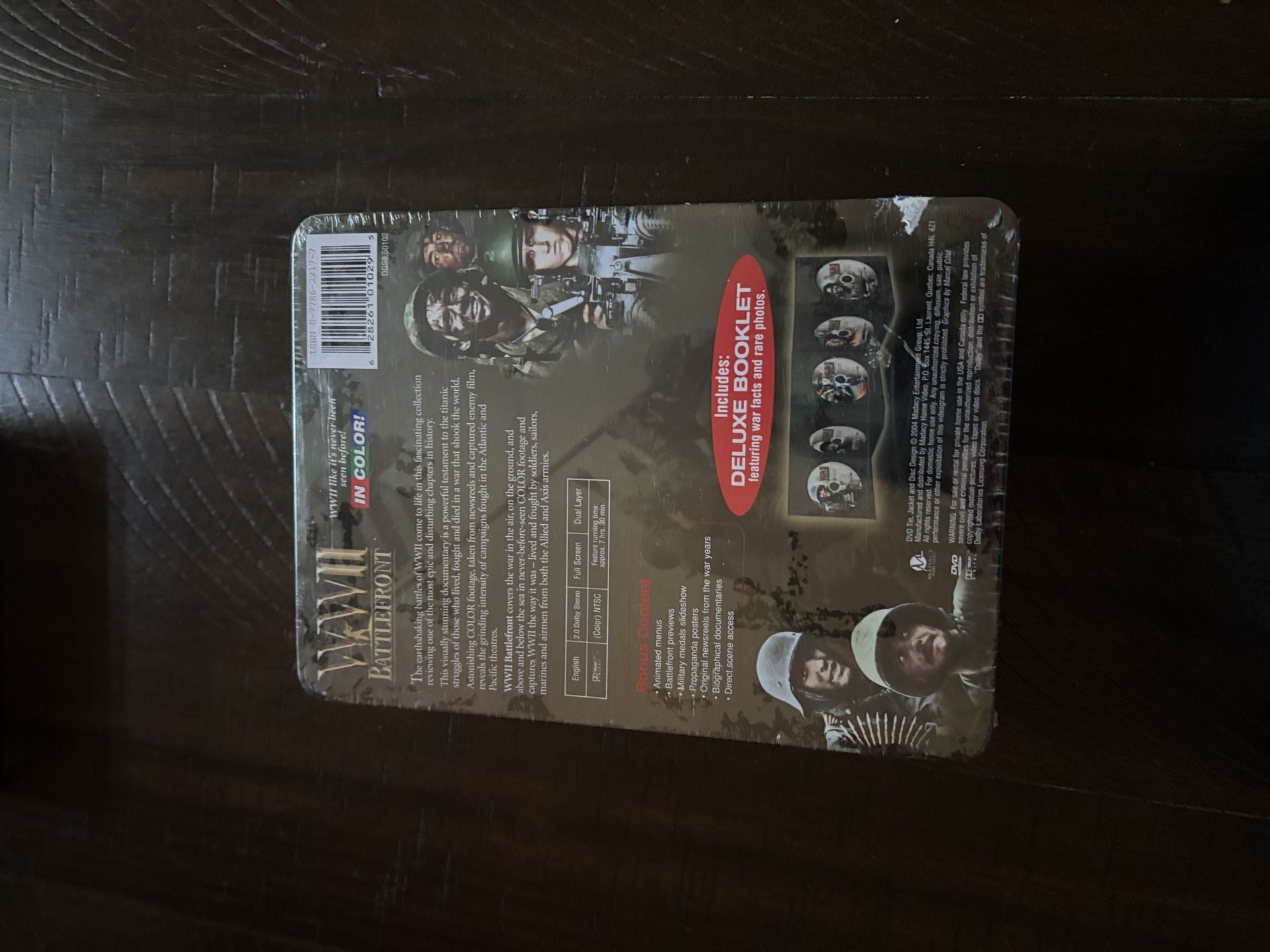 WWII Battlefront 5 DVD Box Set Steel Tin New Sealed 2