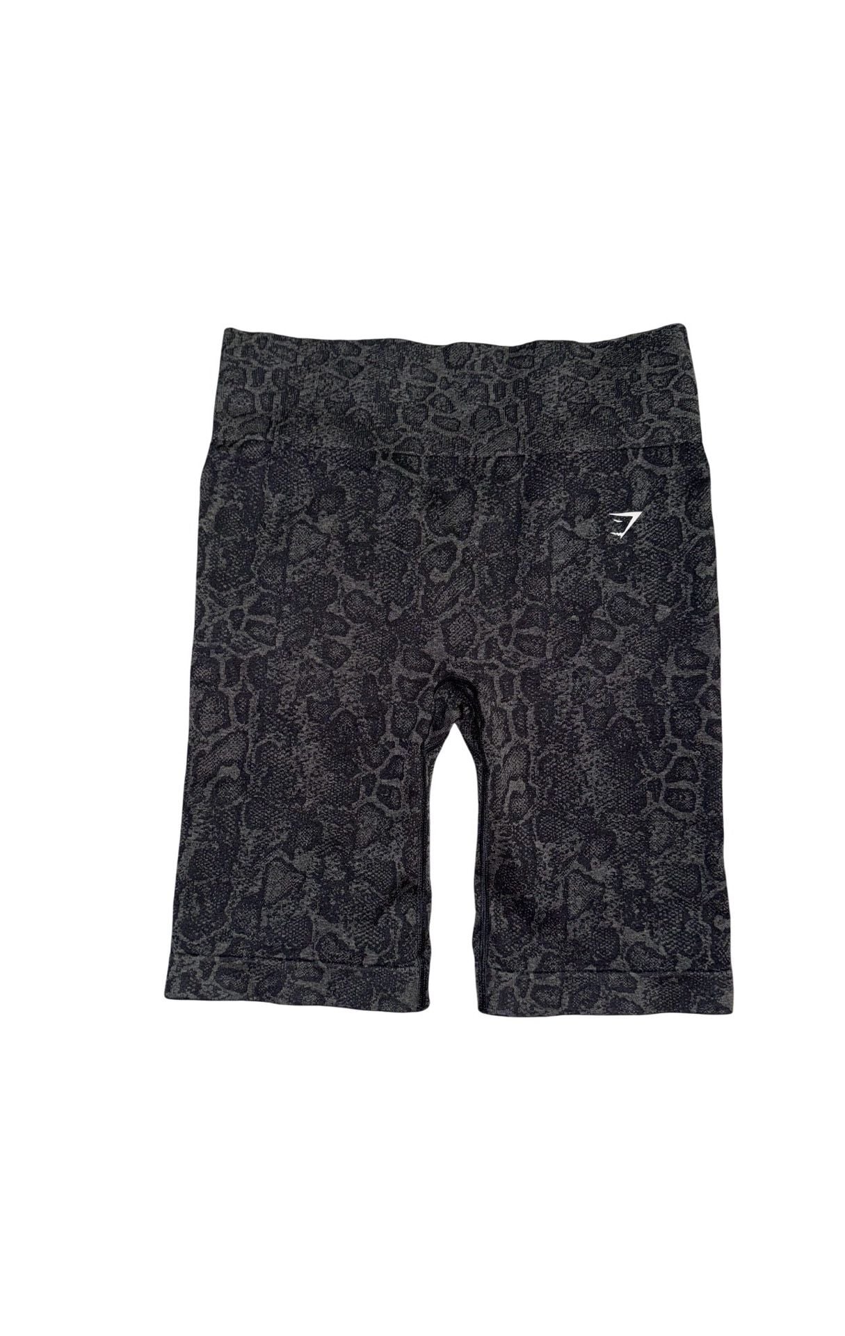 Gymshark Animal Seamless Cycling Shorts Black Animal Print 2