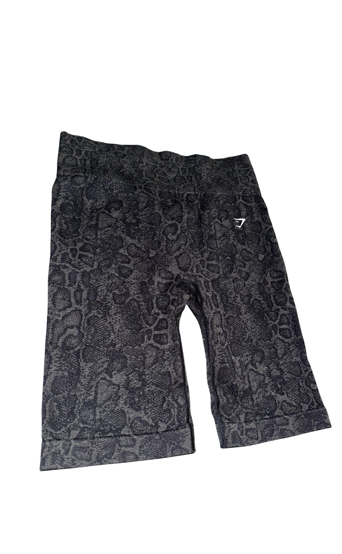 Gymshark Animal Seamless Cycling Shorts Black Animal Print 6