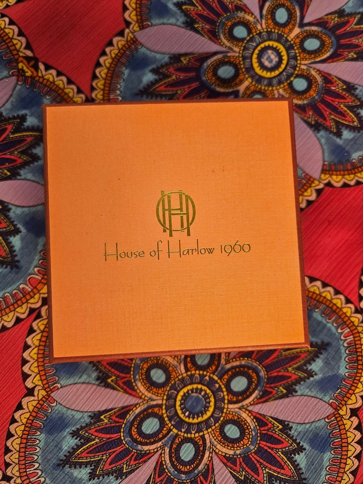 House of Harlow 1960 Gold Sun Face Drop Earrings 4