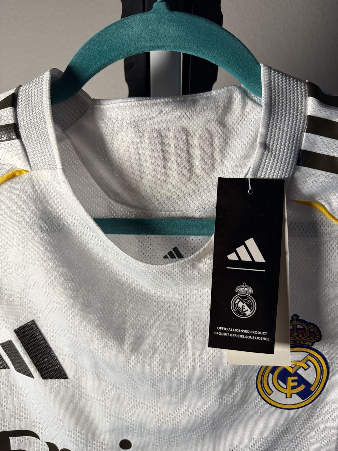 Adidas Real Madrid Vini Jr. 7 Jersey Size L White 3