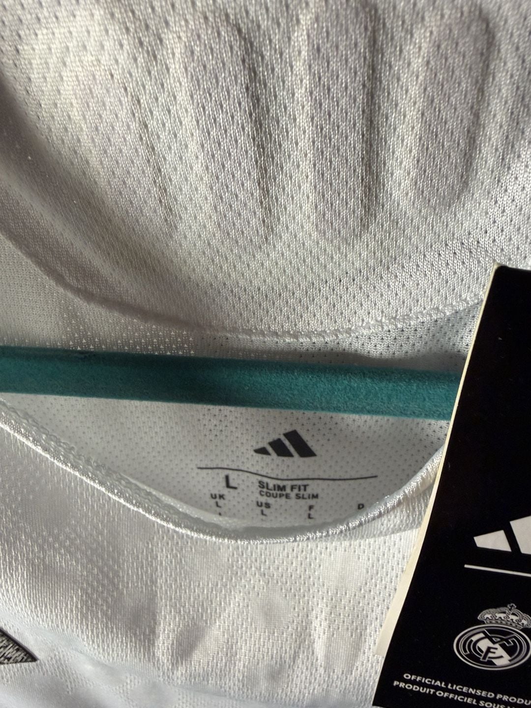 Adidas Real Madrid Vini Jr. 7 Jersey Size L White 4