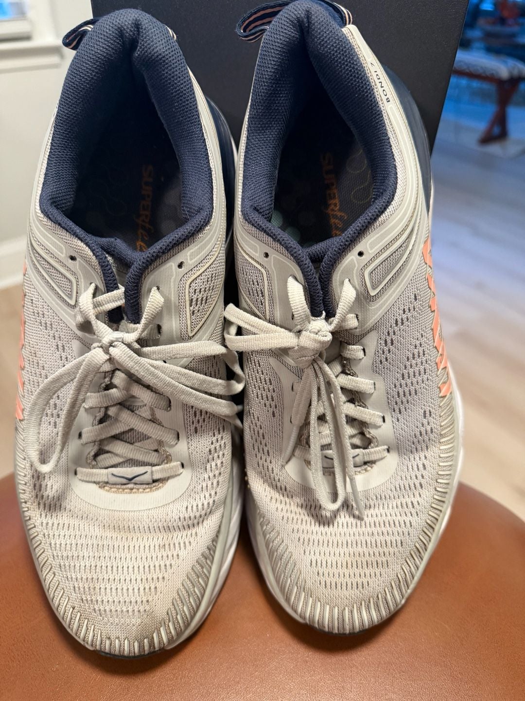 Hoka One One Bondi 7 Women's Size 10.5 Running Shoes Lunar Rock ..., 9